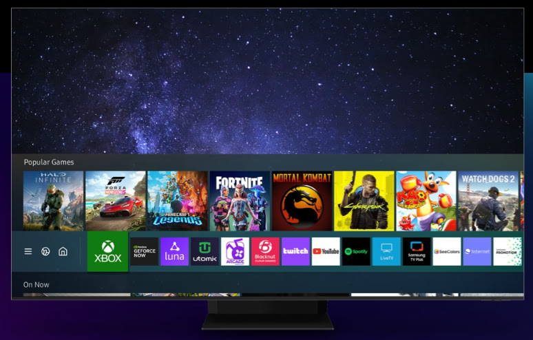 APP nativo do xCloud e Geforce Now liberado nas TVs Samsung Modelo